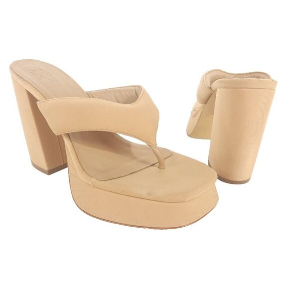 Gia Borghini Gia 17 Heeled Sandals Size 40 10 Women's Tan $495 - Picture 2 of 11